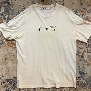 Off-White Ivory Graphic Tee